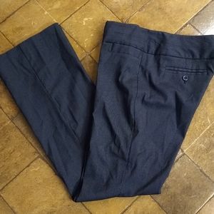 The Limited Exact Stretch Slacks Black Pin Strips